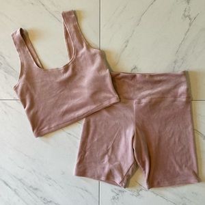 Colsie Two Piece Velvet Set